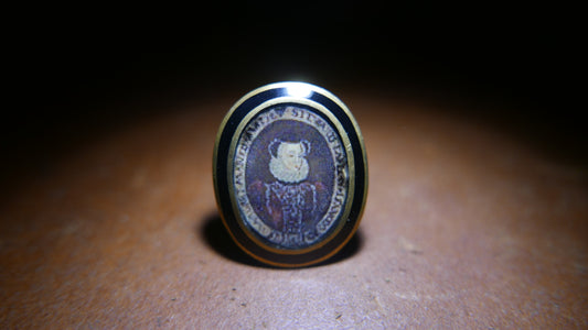 Share spirit ring. Louis XVIII エナメルリング