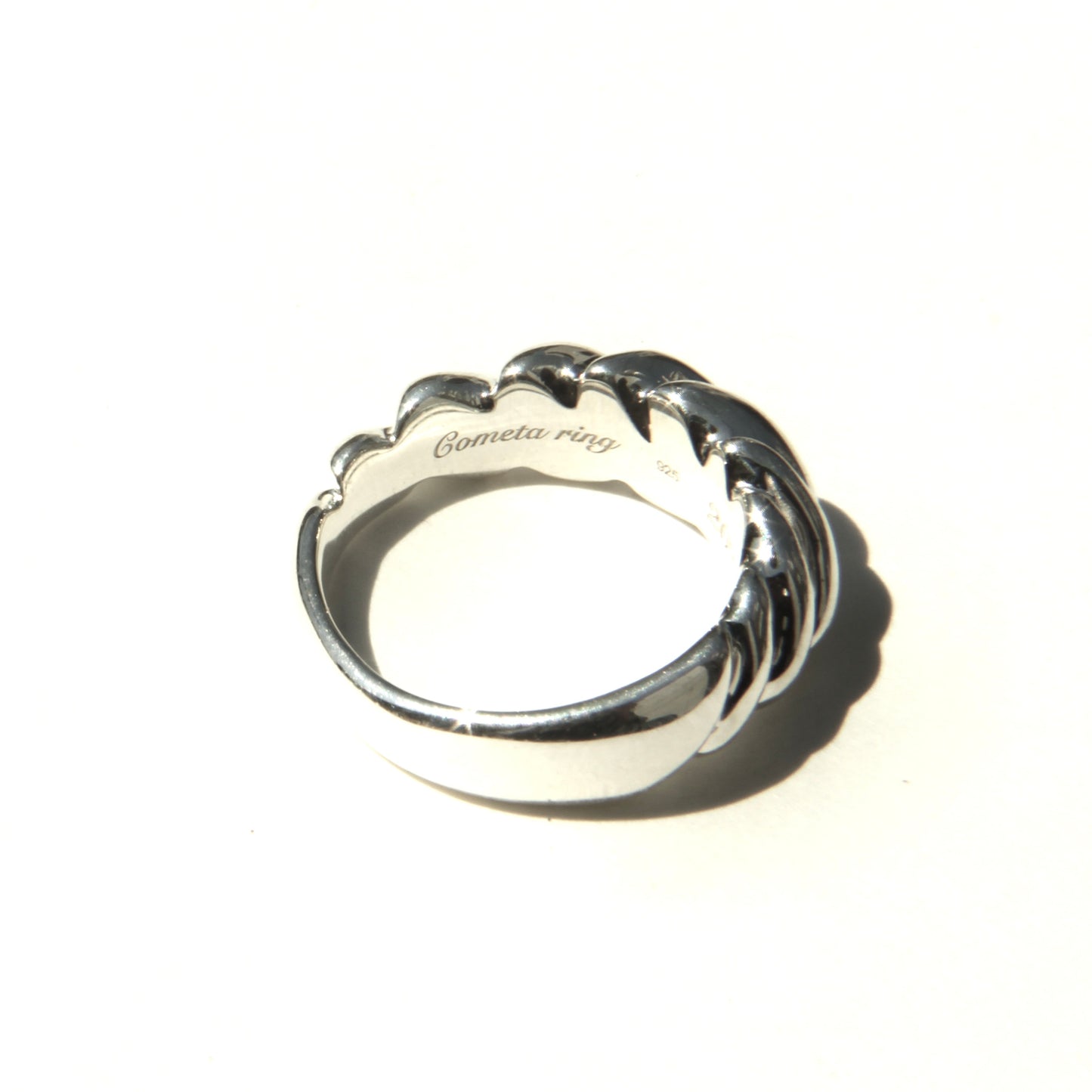 Order made Spiral Ring 刻印付き