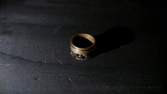 Greek artist handmade ring from London.