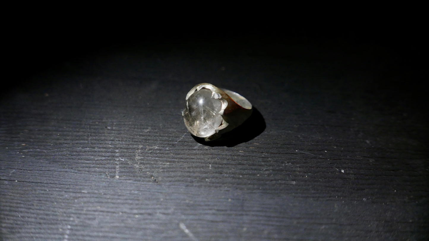 Crystal ring from Singapore.