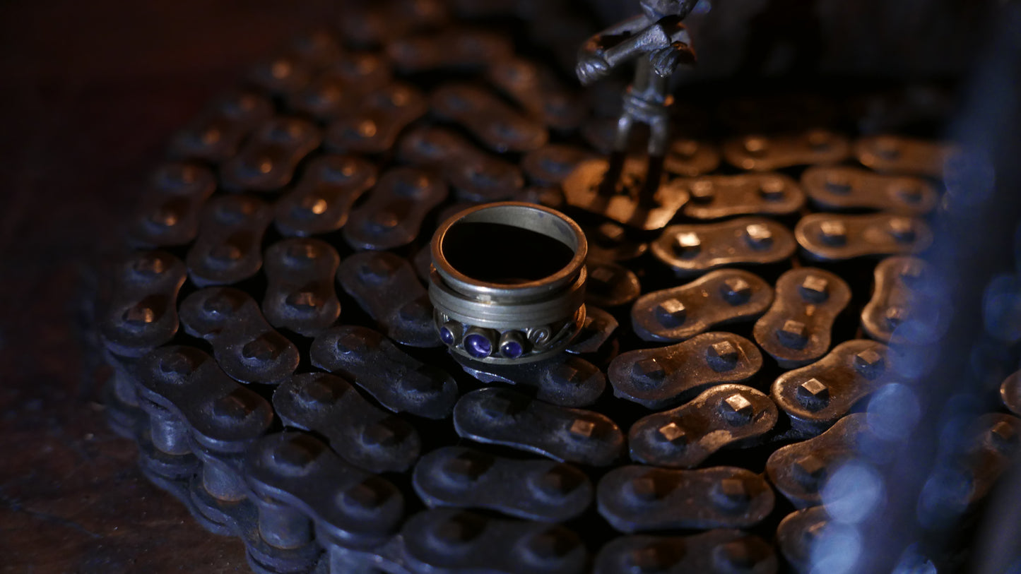 Greek artist handmade ring from London.